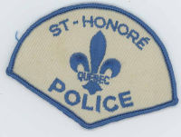 CANADA,QUEBEC,ST HONORE POLICE 1